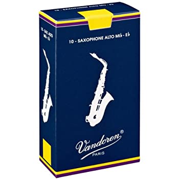 【中古-非常に良い】バンドレン アルトサックスリード トラディショナル（青箱） 3-1/2番