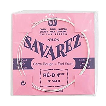 【中古-非常に良い】 SAVAREZ 524R ピンクラベル クラシックギター バラ弦×5本