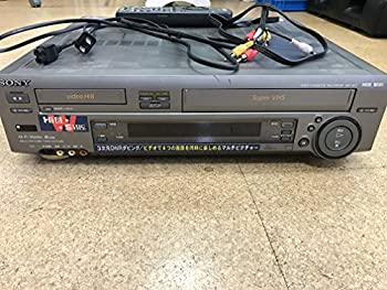 【中古-非常に良い】 SONY WV-ST1 S-VHSハイファイ ステレオハイエイトダブルビデオ｜IINEX 44,516円