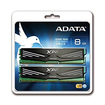 【中古-人並み外れたに好いたらしい】 A-DATA XPG Gaming series DDR3-1600 (4GB×2) 240pin Unbuffered DIMM AX3U1600GC4G9-2G