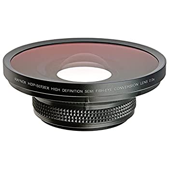 【中古-非常に良い】 Raynox HDP-5072EX 高解像度 0.5倍 セミフィッシュアイ変換レンズ