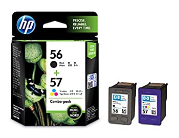 【中古-人並み外れたに好いたらしい】 hp ヒューレットパッカード hp 56 57 黒・色合い風呂敷き包み