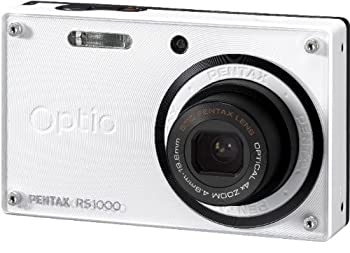 【中古-非常に良い】PENTAX デジタルカメラ Optio RS1000 ホワイト 1400万画素 27.5mm 光学4倍 着せ替え デジタルカメラ OptioRS1000WHOPTIORS1000WH