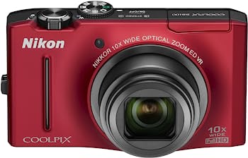 【中古-非常に良い】Nikon デジタルカメラ COOLPIX S8100 フラッシュレッド S8100RD 1210万画素 光学10倍ズーム 広角30mm 3.0型液晶 裏面照射型CMOS｜IINEX