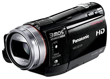 【中古-非常に良い】パナソニック デジタルハイビジョンビデオカメラ ブラック HDC-SD100-K｜IINEX 29,204円