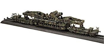 【中古-非常に良い】ハセガワ 1/72 ドイツ陸軍 60cm 自走臼砲 カール 量産型 w/運搬貨車 プラモデル MT57