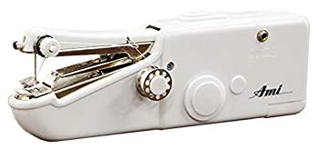 【中古-非常に良い】電動ハンドミシン アミーガー SV-1655 ホワイト 21×5×7.2cm