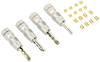 【中古-非常に良い】FURUTECH ADL オーディオグレード バナナプラグ ロジウムメッキ処理 4本1組 FP200B-R