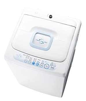 【中古-非常に良い】TOSHIBA 4.2kg ふたロック付き 全自動洗濯機 ピュアホワイト AW-42SJ(W)
