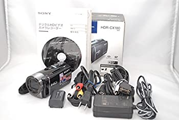 【中古-非常に良い】ソニー SONY デジタルHDビデオカメラレコーダー CX180 ブラック HDR-CX180/B