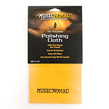 【中古-非常に良い】MUSIC NOMAD ギター用 ケア用品 フランネル クロス 28cm X 38cm MN200