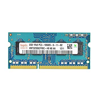 【中古-非常に良い】 SKハイニックス製 PC3-10600S-9-10-F2 Hynix 2GB DDR3 RAM PC3-10600 204 pin SODIMM ノートPC用