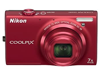【中古-非常に良い】NikonデジタルカメラCOOLPIX S6100 スーパーレッド S6100RD 42,770円