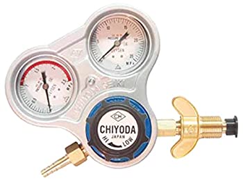 【中古-非常に良い】千代田 酸素用調整器スタウト(関西式)乾式安全器内蔵型 SROAW