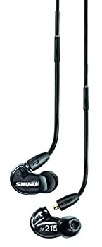 【中古-非常に良い】 SHURE イヤホン SE215 カナル型 ブラック SE215K-J SE215-K|IINEX
