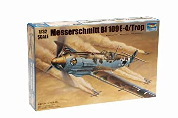 【中古-非常に良い】トランペッター 1/32 ビックスケールエアクラフトシリーズ ドイツ軍 メッサーシュミットBf109E-4/Trop プラモデル