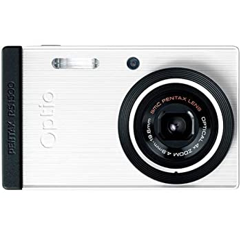 【中古-非常に良い】PENTAX Optio RS1500(パールホワイト) 1400万画素 27.5mm 光学4倍 簡単着せ替え OPTIORS1500WH|IINEX
