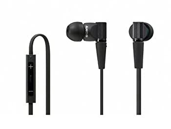 【中古-非常に良い】 SONY カナル型イヤホン iPhone iPod iPad対応リモコン・マイク付 ブラック MDR-XB21IP B