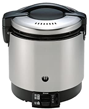 【中古-非常に良い】 リンナイ 業務用ガス炊飯器 (プロパンガス用) 【普及タイプ】 ゴム管接続 直径9.5mm 1升用 RR-S100GS-LP