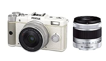 【中古-非常に良い】PENTAX ミラーレス一眼 Q ダブルレンズキット ホワイト PENTAXQWLKWH