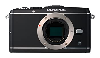 【中古-非常に良い】 OLYMPUS オリンパス ミラーレス一眼 PEN E-P3 ボディ ブラック E-P3 BODY BLK 26,085円