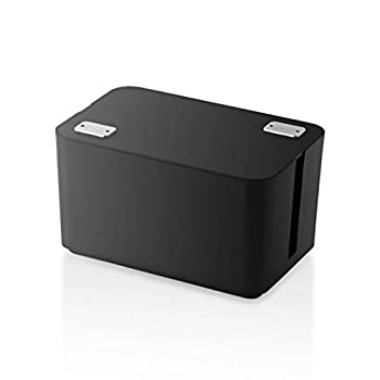 【中古-人並み外れたに好いたらしい】 エレコム 有線テレビ納めるボックス席 有線テレビボックス席 有線テレビ納める 4個口ワット数水道栓納める 黒いこと EKC-BOX002BK