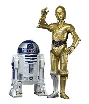【中古-非常に良い】コトブキヤ スター・ウォーズ ARTFX+ R2-D2 & C-3PO 1/10スケール PVC塗装済み簡易組立キット｜IINEX
