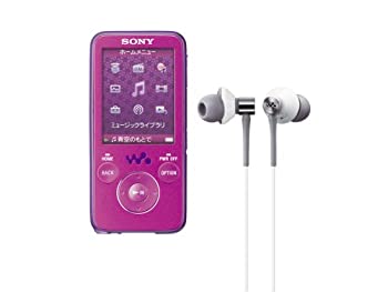 【中古-非常に良い】 SONY ウォークマン Sシリーズ FM付 メモリータイプ 8GB ピンク NW-S638F P｜IINEX