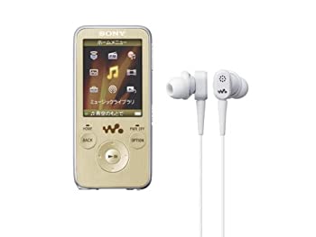 【中古-人並み外れたに好いたらしい】 SONY ウォークマン S続きもの FM付 NC役立つこと 記憶装置手合い 8GB ゴールド NW-S738F N