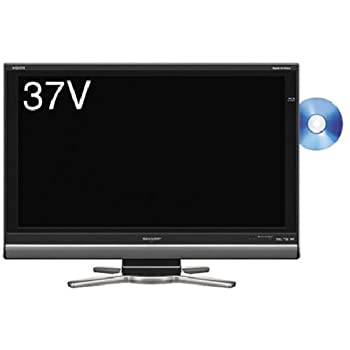 【中古-非常に良い】 シャープ 37V型 液晶 テレビ AQUOS LC-37DX1-B フルハイビジョン ブルーレイレコーダー内蔵 2008年モデル