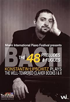【中古-非常に良い】Konstantin Lifschitz Plays Bach: The Well-Tempered Clavier Books I & II [DVD] [Import]｜IINEX