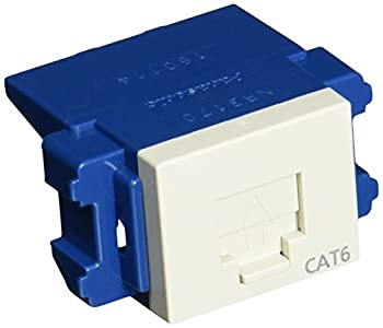 【中古-非常に良い】 Panasonic パナソニック ぐっとす情報モジュラジャック (CAT6) ミルキーホワイト NR3170