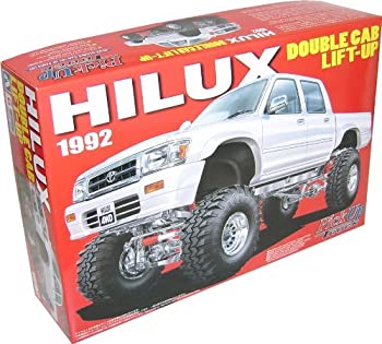 【中古-非常に良い】 青島文化教材社 1/24 ピックアップシリーズ No.6 トヨタ ハイラックスWキャブリフトアップ プラモデル