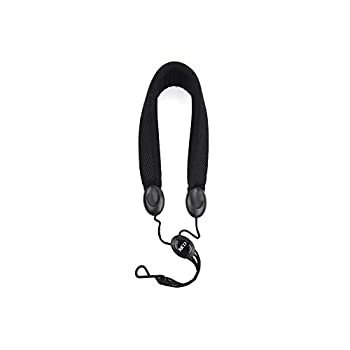 【中古-非常に良い】D'Addario WoodWinds ダダリオ ストラップ テナー&バリトンサックス用 Padded Neck Strap かぎ形フック パッド入り SLA12 Black 【国内正規品】