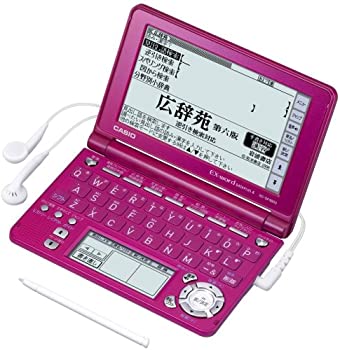 【中古-非常に良い】【輸入･日本仕様】CASIO Ex-word 電子辞書 XD-SF4800FP フラッシュピンク 音声対応 100コンテンツ 高校生学習モデル 5.3型液晶クイックパレット付き 限定カラー｜IINEX