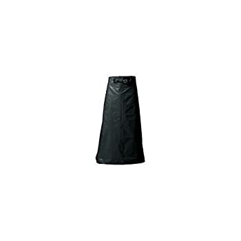 【中古-非常に良い】ワコウ マイティクロス (エプロン) 腰下タイプ Lサイズ ブラック E1002-7