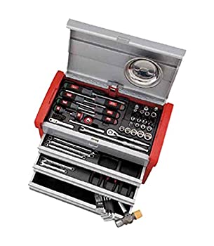 【中古-非常に良い】京都機械工具(KTC) 9.5sq.工具セット(チェストケース) SK3650E
