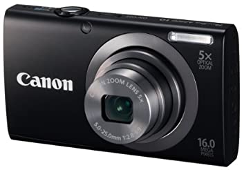 【中古-非常に良い】Canon デジタルカメラ PowerShot A2300 ブラック 光学5倍ズーム 約1600万画素 PSA2300(BK)
