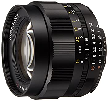 【中古-非常に良い】 VoightLander 単焦点レンズ NOKTON 58mm F1.4 SLII N Ai-S 58F1.4SL2NAI-S｜IINEX