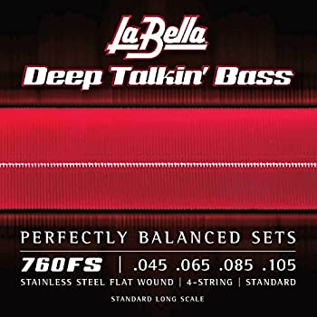 【中古-非常に良い】La Bella 760FS/Deep Talkin' Bass/Standard/045-105/Stainless Flat Wound