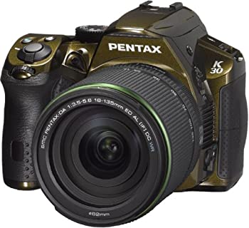 【中古-人並み外れたに好いたらしい】 PENTAX デジタル一眼二眼レフ写真機 K-30 水晶体一揃いの道具 [DA18-135mmWR] 水晶緑であること K-30LK18-135 C-GR 15201