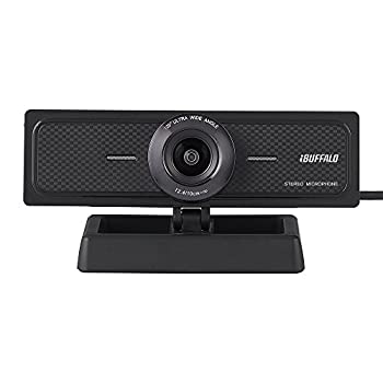 【中古-非常に良い】iBUFFALO マイク内蔵200万画素WEBカメラ 120°広角ガラスレンズ搭載モデル BSW20KM11BK