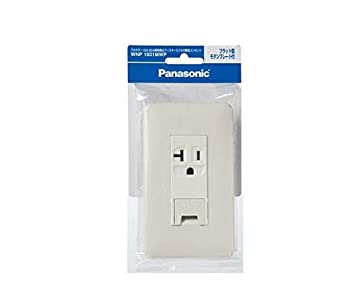 【中古-非常に良い】 Panasonic パナソニック フルカラー15A 20A兼用接地コンセント WNP1931MWP