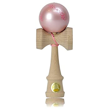 【中古-人並み外れたに好いたらしい】けん玉 日本けん玉結盟御墨付き品 「天の原 和つづき物 桜 （パールサクラ色）」