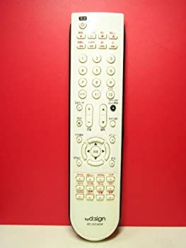 【中古-非常に良い】 バイ デザイン DVD テレビリモコン RC-DC40W|IINEX