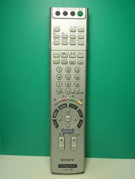 【中古-非常に良い】 SONY デジタルテレビリモコン RM-JD004