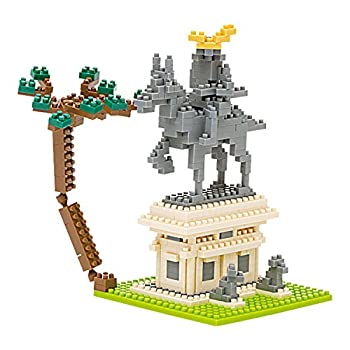 【中古-非常に良い】ナノブロック 伊達政宗騎馬像 NBH-045