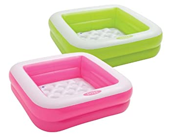 【中古-非常に良い】INTEX(インテックス) プール プレイボックスプール 85×85×23cm 57100 【色指定不可】 [日本正規品]
