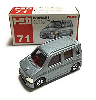 【中古-非常に良い】 トミカ 赤箱 71 初代 スズキ ワゴンR 1/57 シルバー 赤TOMYロゴ｜IINEX