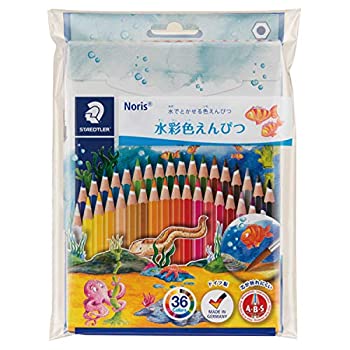 【中古-人並み外れたに好いたらしい】ステッドラー 色鉛筆 36色 水彩画色鉛筆 ノ栗鼠野球クラブ 144 10ND36P